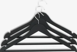 ABSALONCintres ABSALON L44cm 3pcs/pqt noir