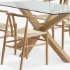 AGERBY + GUDERUPAGERBY L160 table chêne naturel + 4 GUDERUP chaises chêne