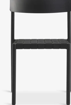 AKTIVEN + HAGLEBUAKTIVEN L118/168 table naturel + 4 HAGLEBU chaises noir