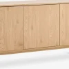 ALSTEDBuffet ALSTED 3 portes coloris chêne naturel