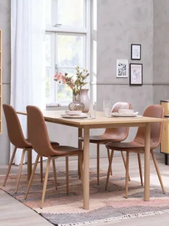 ALSTEDTable ALSTED 90x160 coloris chêne naturel