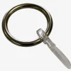 Anneau avec crochet 10pcs/pqt acier