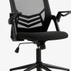 ASPERUPChaise de bureau ASPERUP maille/tissu noir