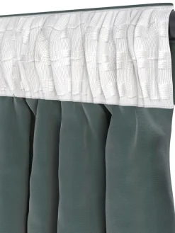 AUSTRARideau AUSTRA 1x140x300 velours vert