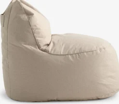 BANDHOLMPouf poire BANDHOLM 75x100x90 tissu beige