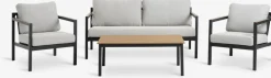 BEJSTRUPEnsemble lounge BEJSTRUP 4 personnes gris