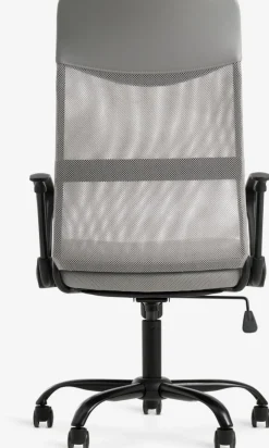 BILLUMFauteuil de bureau BILLUM maille gris/noir