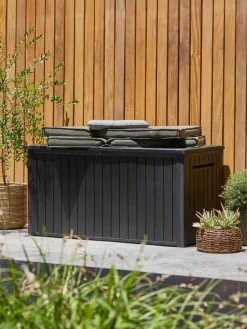 BORTELIDCoffre à coussins BORTELID l145xH73xP70 noir