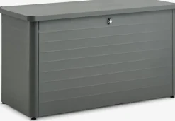 DREJETCoffre à coussins DREJET l134xH73xP62 gris anthracite