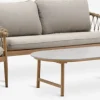 DRUMMEHOLMEnsemble lounge DRUMMEHOLM 5 personnes naturel