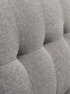 FALSLEVCanapé FALSLEV 3 places tissu gris