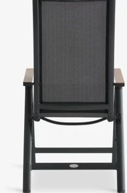 FAUSING + BREDSTENFAUSING L220 table naturel + 4 BREDSTEN chaises noir