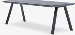 FAUSING + ILDERHUSEFAUSING L220 table + 4 ILDERHUSE chaises noir