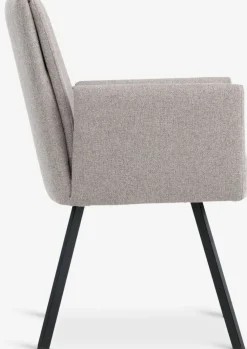 GJESINGChaise GJESING tissu beige/noir