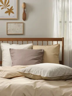GROGoldTaie d'oreiller GRO Coton lavé 60x63/70 beige