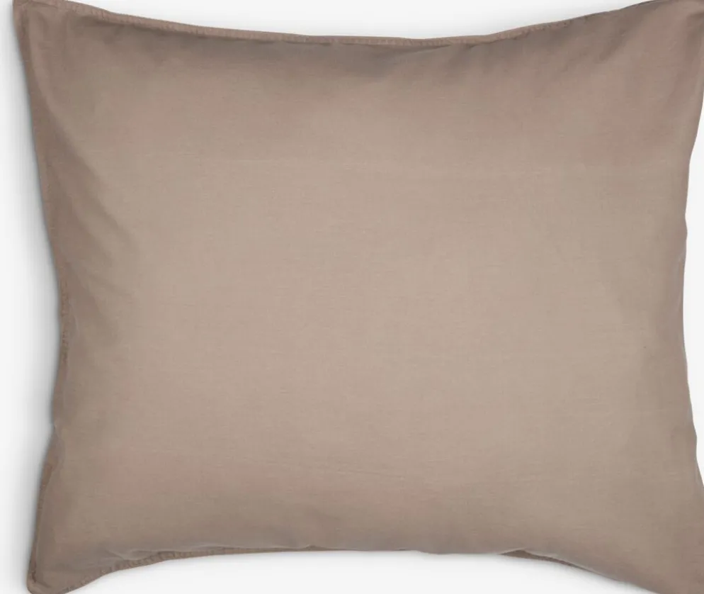 GROGoldTaie d'oreiller GRO Coton lavé 60x63/70 sable foncé