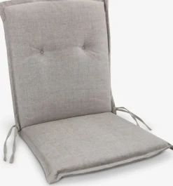 GUDHJEMCoussin de jardin p/chaise dossier bas GUDHJEM gris clair