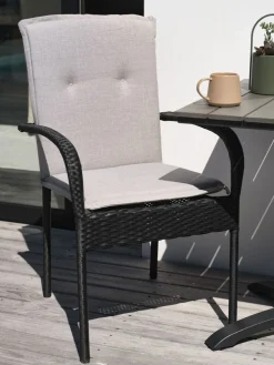 GUDHJEMCoussin de jardin p/chaise dossier bas GUDHJEM gris clair
