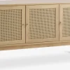 HALMSTADBuffet HALMSTAD 3 portes poly/coloris chêne chaud