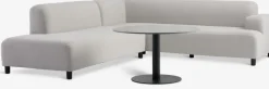 HELAGS + HEDEBACKENEnsemble lounge HELAGS noir + HEDEBACKEN 6 personnes beige