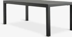 HESTEHAVE + GILJAHESTEHAVE L205/275 table noir + 4 GILJA chaises gris