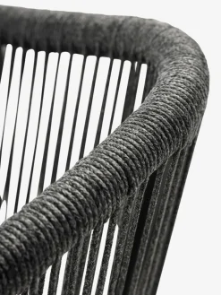 HESTEHAVE + GILJAHESTEHAVE L205/275 table noir + 4 GILJA chaises gris