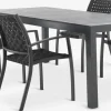 HESTEHAVE + GLOMFJORDHESTEHAVE L205/275 table + 4 GLOMFJORD chaises noir