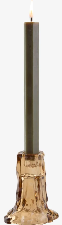 HOLMEBougies pour chandelier HOLME H20cm olive 4 pcs/pqt