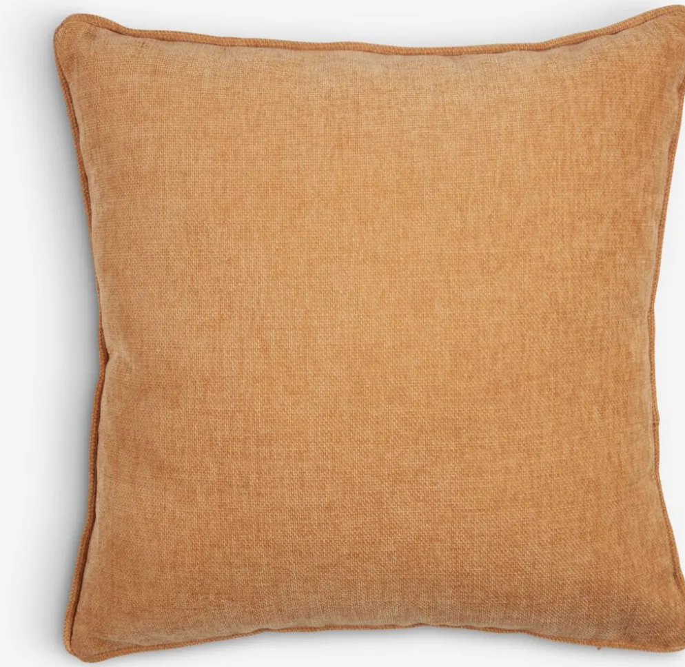 HORNFIOLCoussin HORNFIOL 45x45 chenille jaune