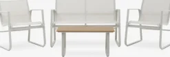 HORNSLETEnsemble lounge HORNSLET 4 personnes beige