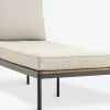 HOUModule lounge HOU méridienne bois d'acacia