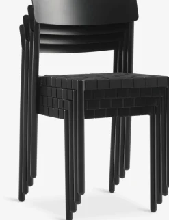 HOVVIG + HAGLEBUHOVVIG L10/90 table naturel + 2 HAGLEBU chaises noir