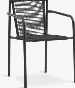 HSTEHAVE + KRISTIANSTADHESTEHAVE L205/275 table noir + 4 KRISTIANSTAD chaises vert