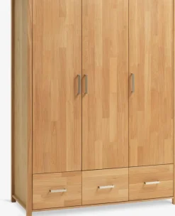 HUGGETArmoire HUGGET 139x190 coloris chêne naturel