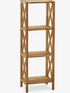 JANNERUPÉtagère JANNERUP 4 tablettes étroites coloris chêne naturel