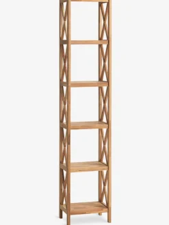 JANNERUPÉtagère JANNERUP 6 tablettes étroites coloris chêne naturel