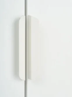 JENSLEVArmoire JENSLEV 144x176 3 portes 3 tiroirs blanc