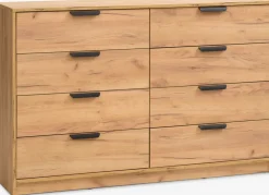 JENSLEVCommode 4+4 tiroirs JENSLEV coloris chêne naturel