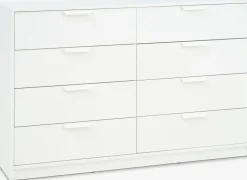 JENSLEVCommode 4+4 tiroirs JENSLEV blanc