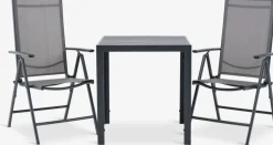JERSORE + MELLBYJERSORE L70 table + 2 MELLBY chaises noir