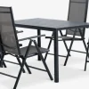 JERSORE + MELLBYJERSORE L140 table + 4 MELLBY chaises noir