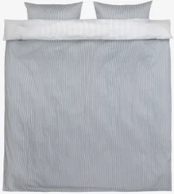 JUDITHPlusParure de lit Satin JUDITH 240x220 bleu