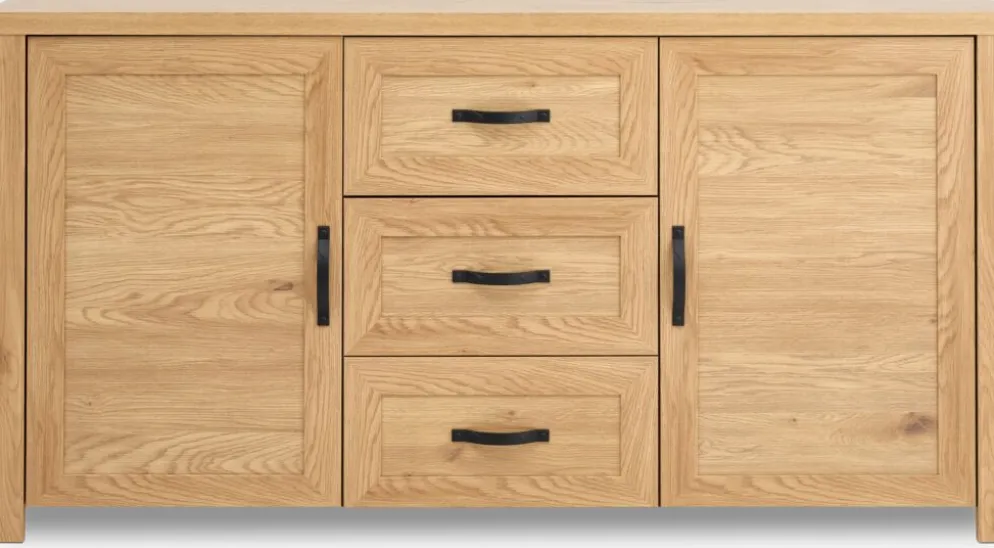 JUNGENBuffet JUNGEN 2 portes 3 tiroirs coloris chêne