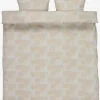 KARIPlusParure de lit Seersucker KARI 240x220 sable