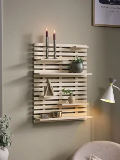 KETTINGEÉtagère murale KETTINGE 6 tablettes naturel