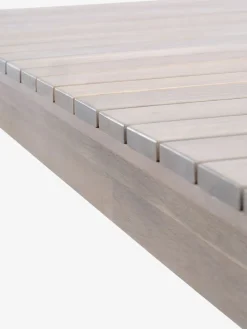 KOLLEN + TUERNEKOLLEN L205 table acacia + 4 TUERNE chaises naturel