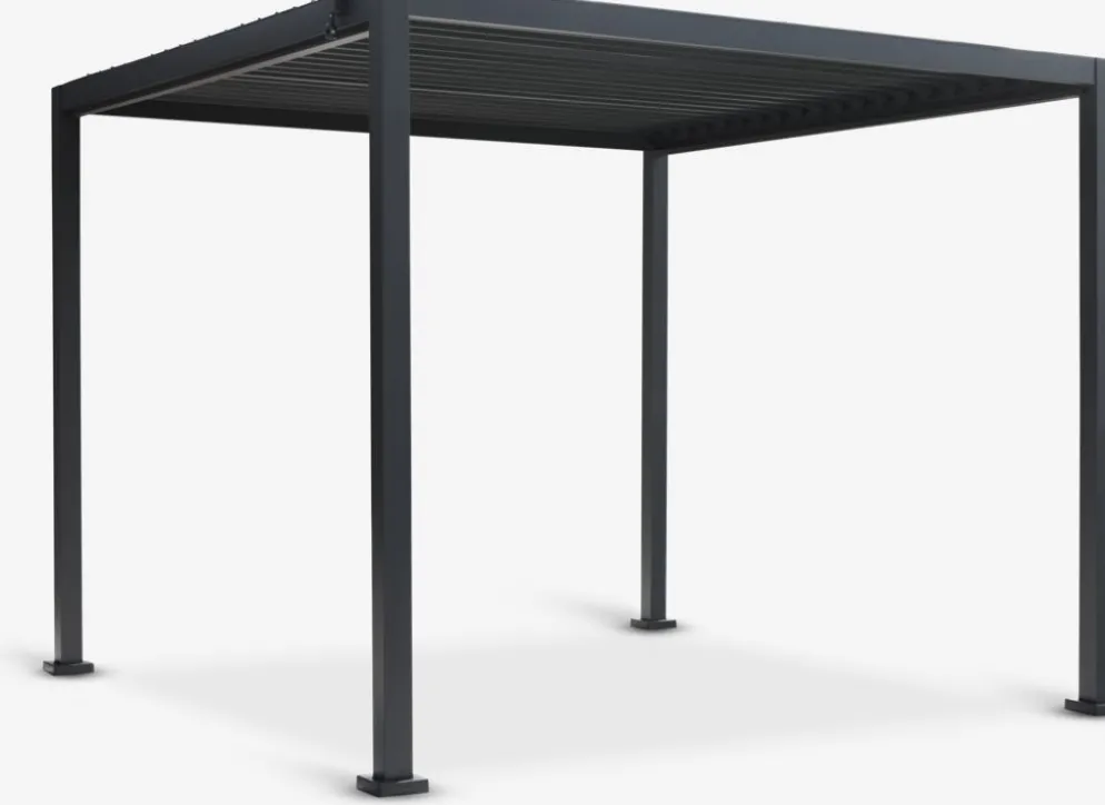 KONGEMOSEPergola KONGEMOSE l3xL3xH2,36m noir