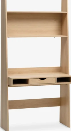KRARUPBureau KRARUP 2 tablettes 95x185 coloris chêne naturel
