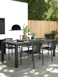 KRISTIANSTADChaise empilable KRISTIANSTAD vert foncé