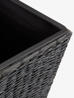 KUBBPanier pour plantes KUBB l36xL36xH70 noir